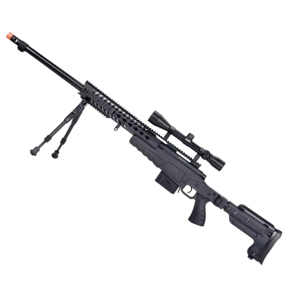 Well MB4418 Bolt Action Airsoft Sniper Rifle w/ Scope & Bipod - Airarm ...